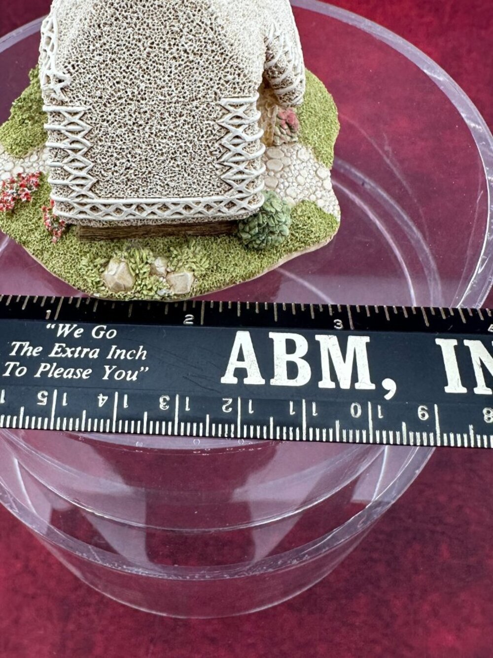 VINTAGE LILLIPUT LANE "STRAWBERRY COTTAGE" MINIATURE HANDMADE IN UK 1990 w/o BOX - Picture 10 of 11